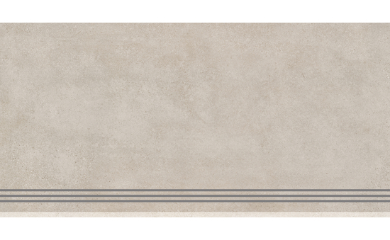 Stufe Rillenplatte clay 30 x 60 cm